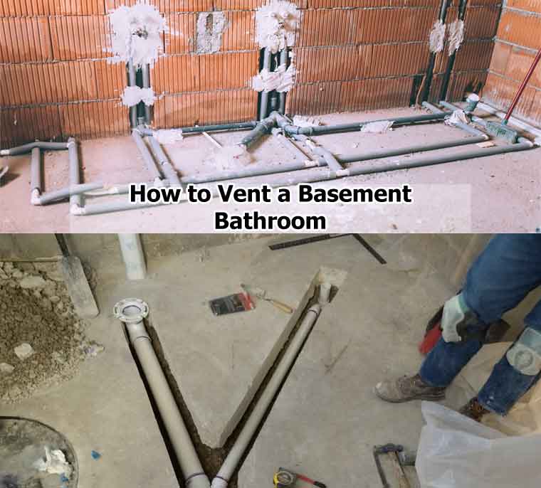 How To Vent A Basement Bathroom, Can You Vent A Bathroom Fan Into Plumbing