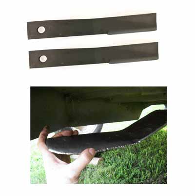 How to sharpen bush hog blades Step by Step (Manual Method)