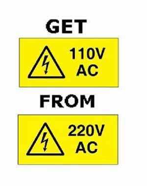 What are the ways to wire 110 off of 220V