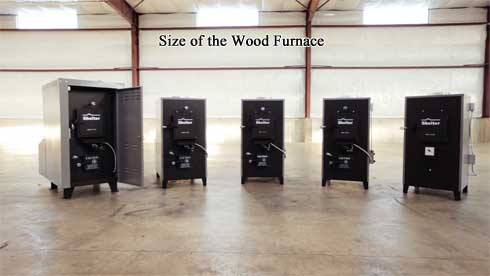 Size of the Wood Furnace