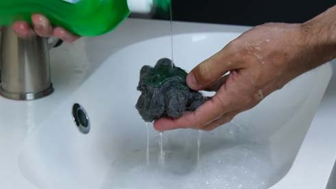 Steel Wool to Scrub Away at Hard-to-reach Spots