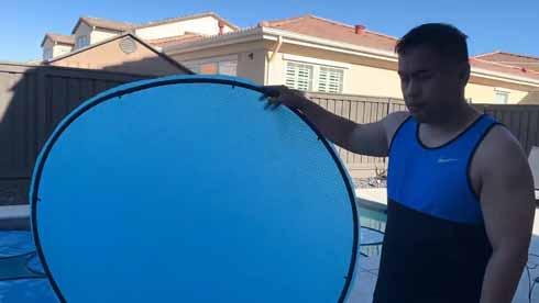 solar pool uv resistant vinyl material