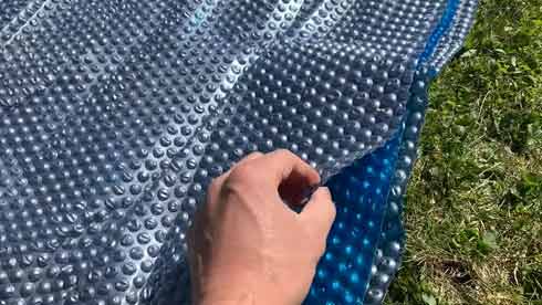 bubble wrap of solar pool cover