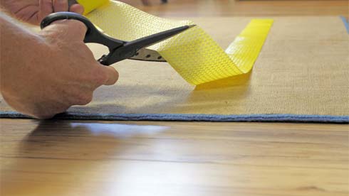 wood floors carpet tape