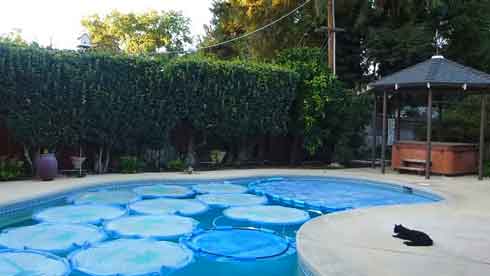 entire surface solar rings pool