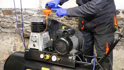 synthetic oil for compressor running smoothly