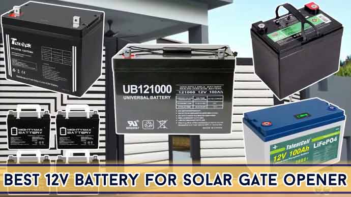 12v Battery For Solar Gate Opener
