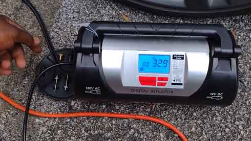 tire inflator air compressor