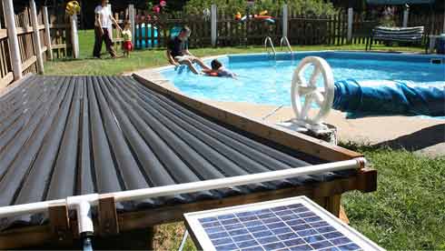 right solar heater for pool water