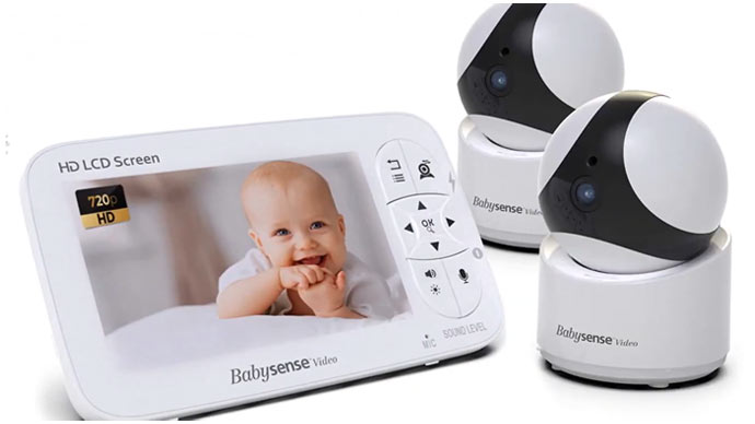 Dual video baby monitor