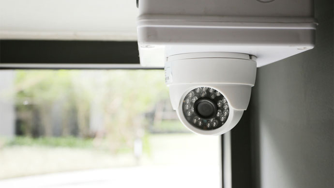 Outdoor dome security cameras