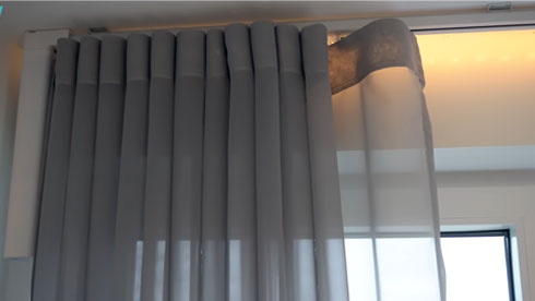 smart curtain systems motorized rod