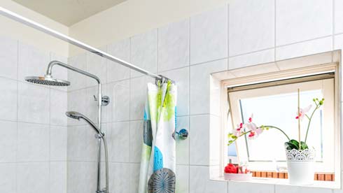 curved shower curtain rod