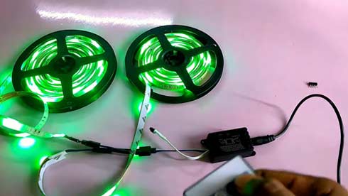 How to Connect Two LED Light Strips to One USB