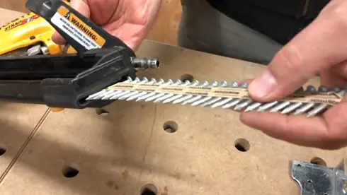 Metal connector nailing gun