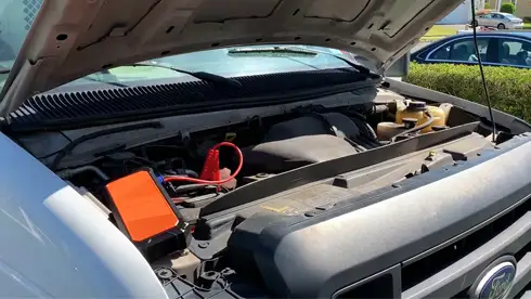 Jump starting for nearly dead battery