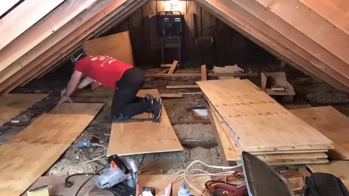 plywood for attic floor