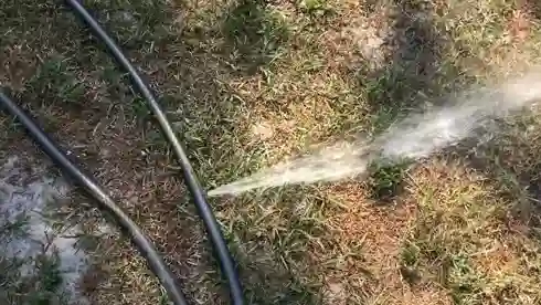Electric pressure washer turning