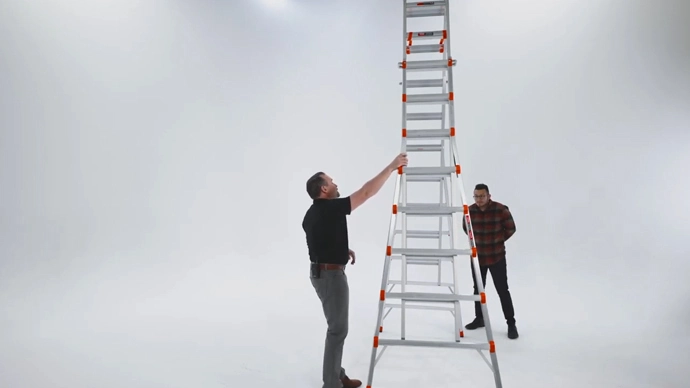 How To Use Tallest A-Frame Ladder