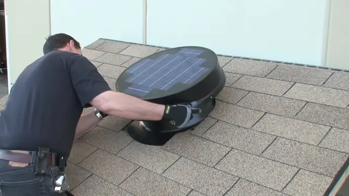 How to Install Solar Powered Attic Fan