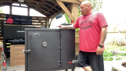 Smoker grill combo for outdoor cooking