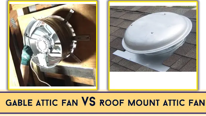 Gable VS Roof Mount Attic Fan