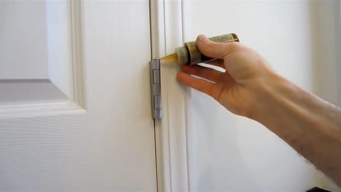 How to Lubricate Squeaky Door Hinges