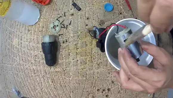 How Do You Clean a Cordless Drill Motor to Avoid Overheating Smoke