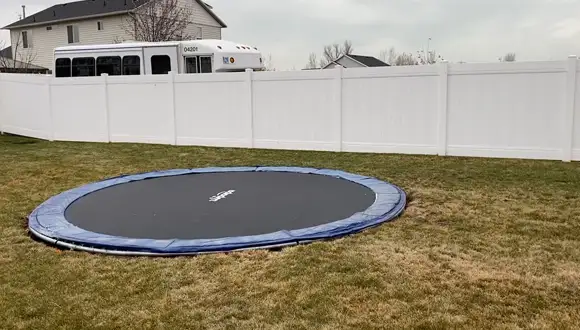 in ground trampoline