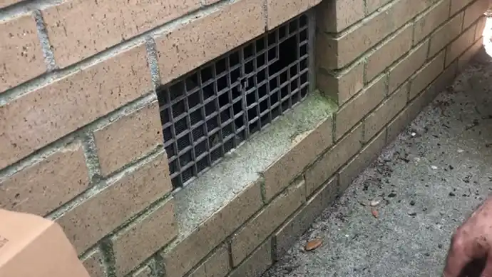 How to Seal Around a Crawlway Vent In A Concrete Walkway