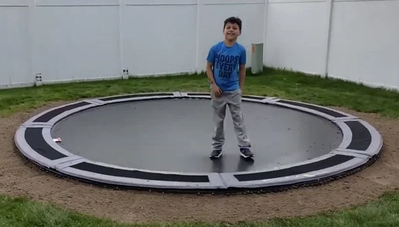 round trampolines