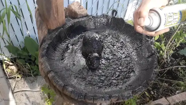 How To Seal Cracked Concrete Bird Bath Eight Steps DIY Breaking 