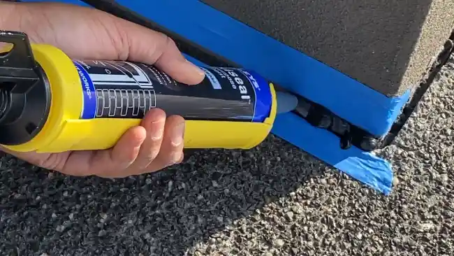 Seal Between Concrete and House