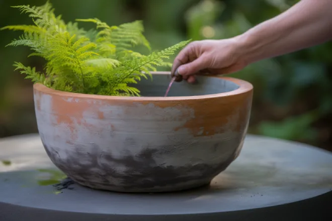 Seal Concrete Planters