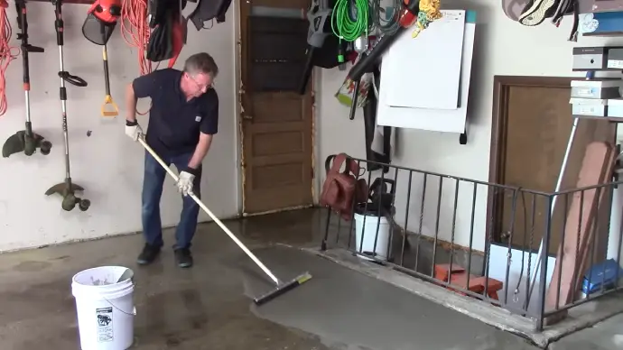 how to seal a concrete sectional garage from leaks